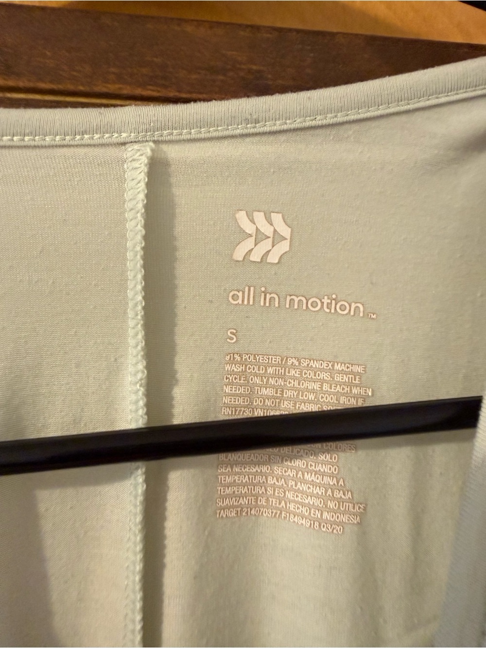 all in motion Light Sage Green High Neck Tank - Picture 3 of 4